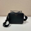 Replica Prada 2VH069 Brique Saffiano leather bag Gray 2