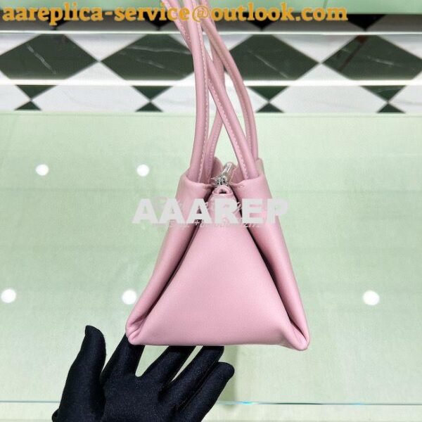 Replica Prada Small Leather Bag 1BA368 Alabaster Pink 4