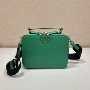 Replica Prada 2VH069 Brique Saffiano leather bag Green