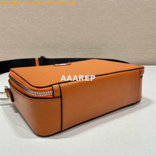 Replica Prada 2VH069 Brique Saffiano leather bag Orange 5