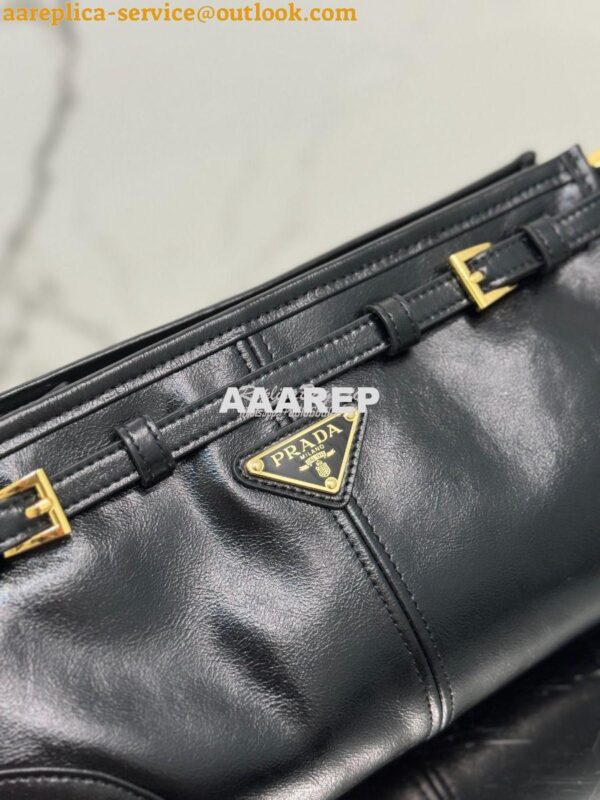 Replica Prada Small leather shoulder bag 1BH215 5