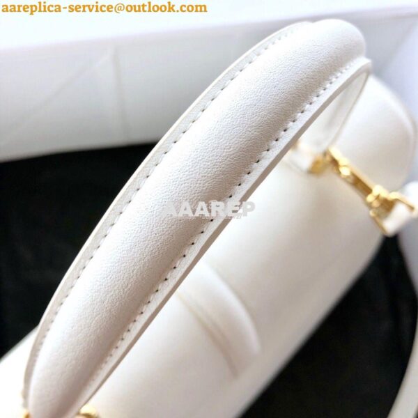 Replica Celine 16 Bag In Grained Calfskin 187373 2 Sizes White 9