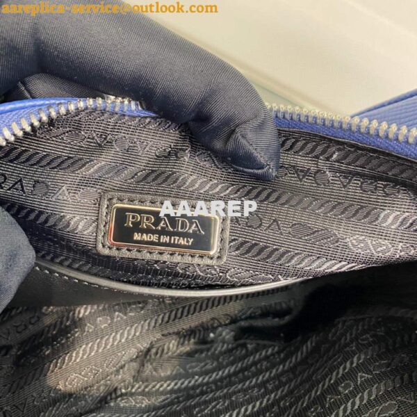 Replica Prada Saffiano Prada Triangle bag 2VH155 Blue 8