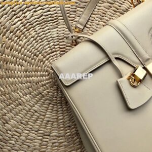 Replica Celine 16 Bag In Satinated Calfskin 187373 2 Sizes Beige 2