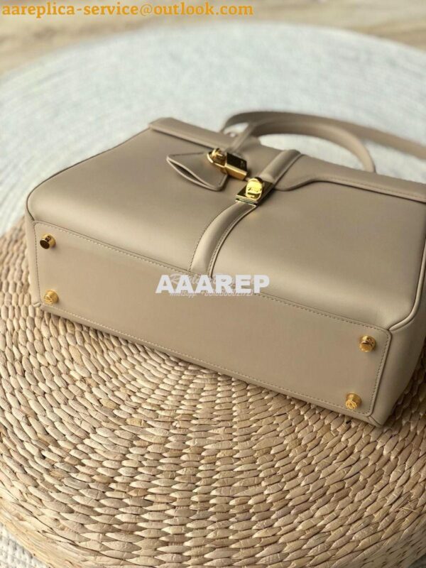 Replica Celine 16 Bag In Satinated Calfskin 187373 2 Sizes Beige 10