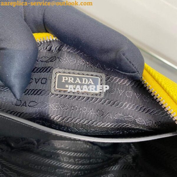 Replica Prada Saffiano Prada Triangle bag 2VH155 Yellow 8