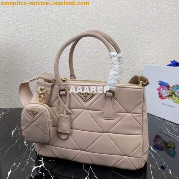 Replica Prada Small Prada Galleria Saffiano Leather bag 1BA863 Apricot 6