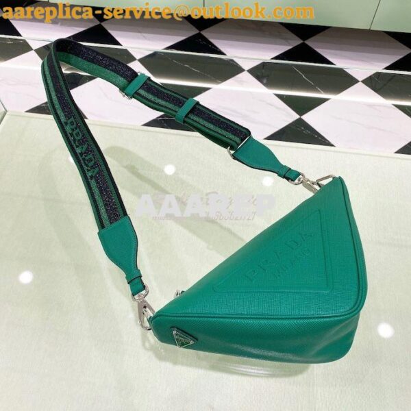 Replica Saffiano Prada Triangle bag 2VH155 Mango 3