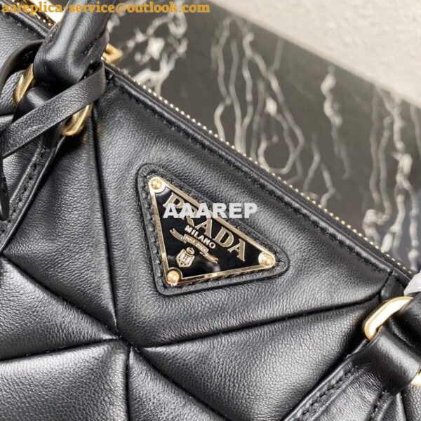 Replica Prada Small Prada Galleria Saffiano Leather bag 1BA863 Black 3