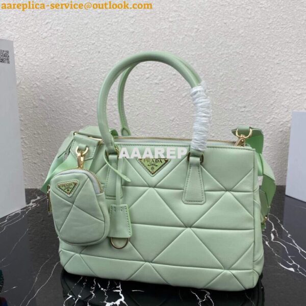 Replica Prada Small Prada Galleria Saffiano Leather bag 1BA863 Green 9