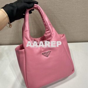 Replica Prada Small padded Prada Soft pink nappa-leather bag 1BA359 2