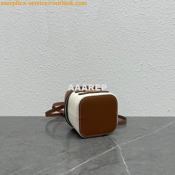 Replica Celine 199263 SMALL BOX cuir triomphe in Smooth Calfskin beige tan 4