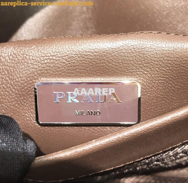 Replica Prada Small Spectrum Shoulder Bag 1BD233 Coffee 10