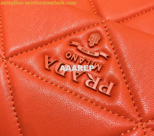 Replica Prada Small Spectrum Shoulder Bag 1BD233 Orange 4