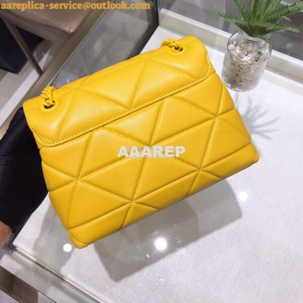 Replica Prada Small Spectrum Shoulder Bag 1BD233 Yellow 3