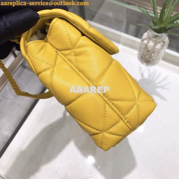 Replica Prada Small Spectrum Shoulder Bag 1BD233 Yellow 5