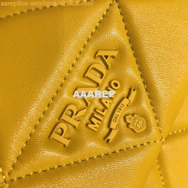 Replica Prada Small Spectrum Shoulder Bag 1BD233 Yellow 7