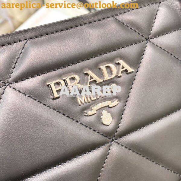 Replica Prada Spectrum Small Leather Bag 1BA311 Black 4