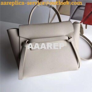 Replica Celine Belt Bag In Beige Grained Calfskin 2 sizes 2