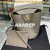 Replica Celine Bucket 16 In Supple Grained Calfskin 195573 Black