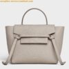 Replica Celine Micro Belt Bag In Mineral Grained Calfskin 2