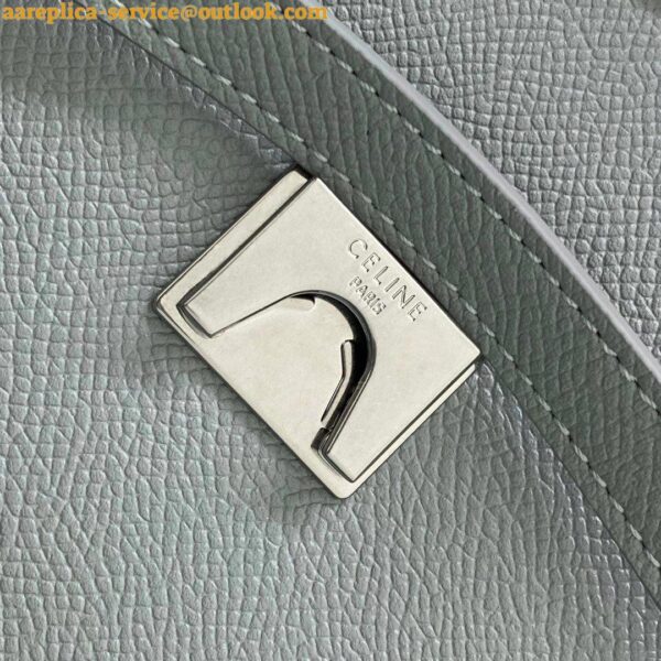 Replica Celine Micro Belt Bag In Mineral Grained Calfskin 11