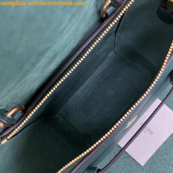 Replica Celine Belt Nano Bag In Amazone Grained Calfskin 6