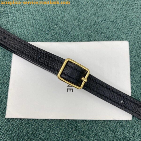 Replica Celine Belt Nano Bag In Black Grained Calfskin 10