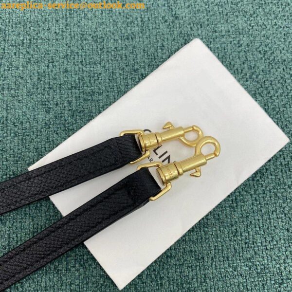 Replica Celine Belt Nano Bag In Black Grained Calfskin 13