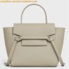 Replica Celine Belt Nano Bag In Light Khaki Grained Calfskin 2