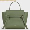 Replica Celine Belt Nano Bag In Mineral Grained Calfskin 2