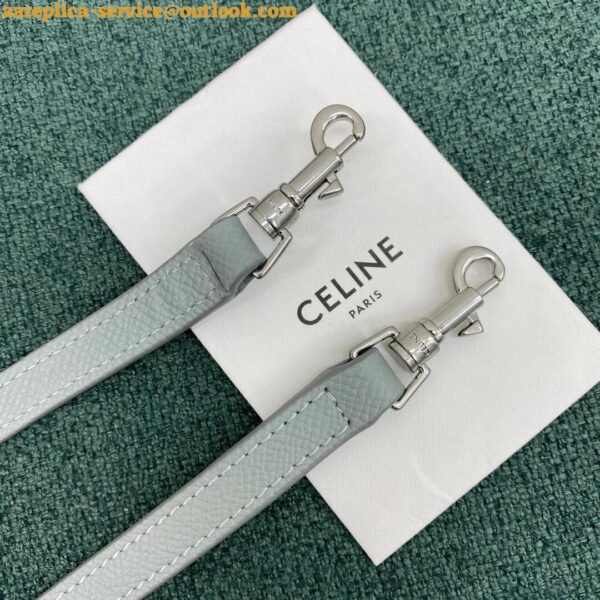 Replica Celine Belt Nano Bag In Mineral Grained Calfskin 14