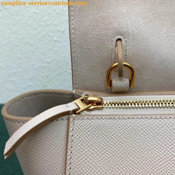 Replica Celine Belt Nano Bag In Pale Pink Grained Calfskin 11