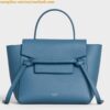 Replica Celine Belt Nano Bag In Vert D'eau Grained Calfskin 2