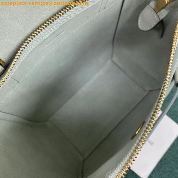 Replica Celine Belt Nano Bag In Vert D'eau Grained Calfskin 9