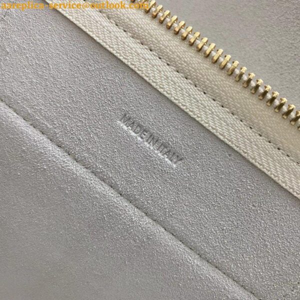 Replica Celine Belt Nano Bag In White Grained Calfskin 10