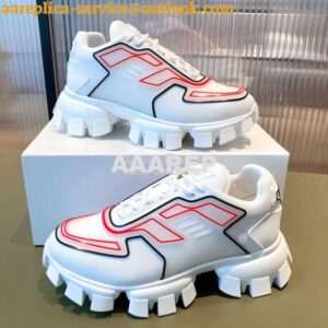 Replica Prada Cloudbust Thunder Sneakers Men Female 2EG293 White