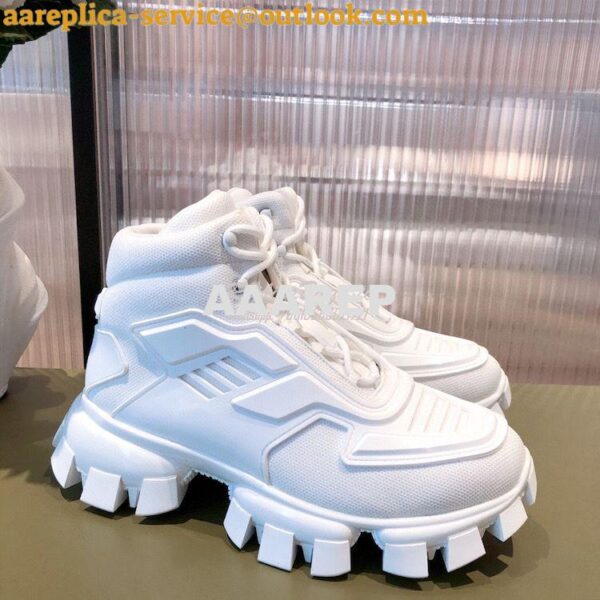 Replica Prada Cloudbust Thunder Sneakers Men/ Female 2TG180 White 3