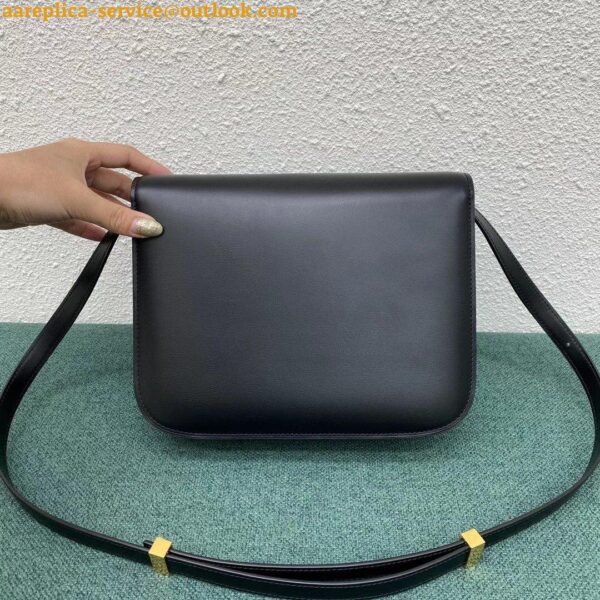 Replica Celine Classic Box Medium Bag In Black Box Calfskin 3