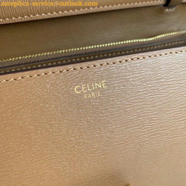 Replica Celine Classic Box Medium Bag In Camel Box Calfskin 7