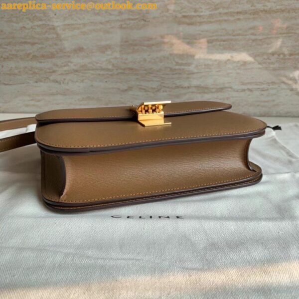 Replica Celine Classic Box Medium Bag In Camel Box Calfskin 10