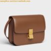 Replica Celine Classic Box Medium Bag In Camel Box Calfskin