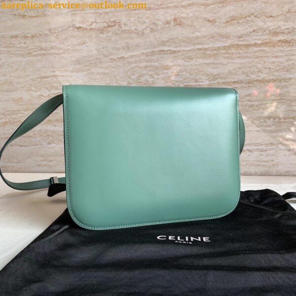 Replica Celine Classic Box Medium Bag In Celadon Box Calfskin 6