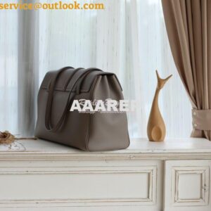 Replica Celine Large Soft 16 Bag In Supple Grained Calfskin 194043 Gre 2