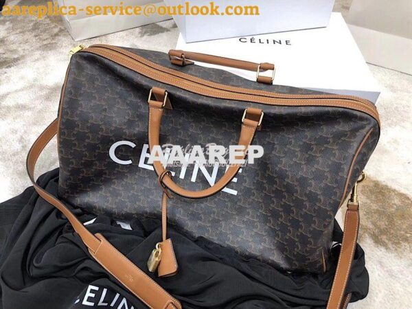 Replica Celine Large Voyage Bag In Triomphe Canvas 191472