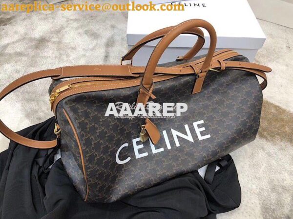 Replica Celine Large Voyage Bag In Triomphe Canvas 191472 2