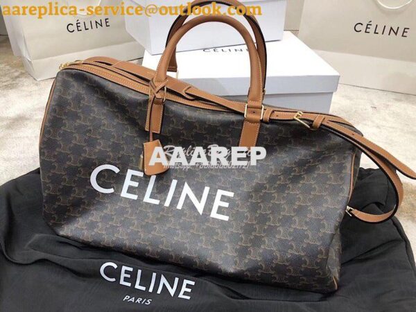 Replica Celine Large Voyage Bag In Triomphe Canvas 191472 4