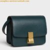 Replica Celine Classic Box Small Bag In Army Green Box Calfskin 2