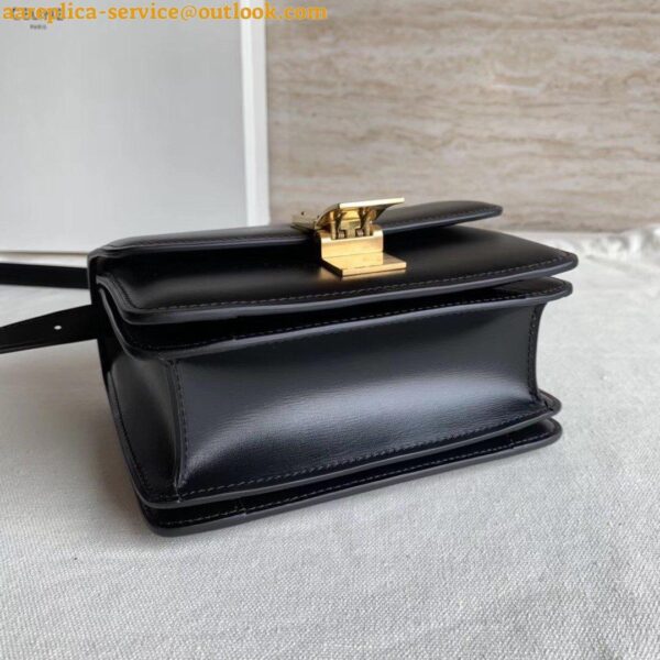 Replica Celine Classic Box Small Bag In Black Box Calfskin 7