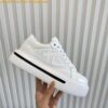 Replica Prada Macro Re-nylon And Brushed Leather Sneakers 1E661M White 2